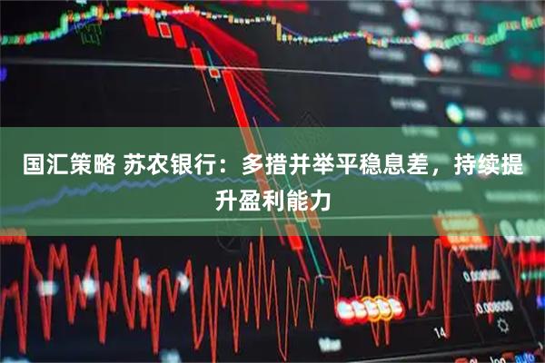 国汇策略 苏农银行：多措并举平稳息差，持续提升盈利能力