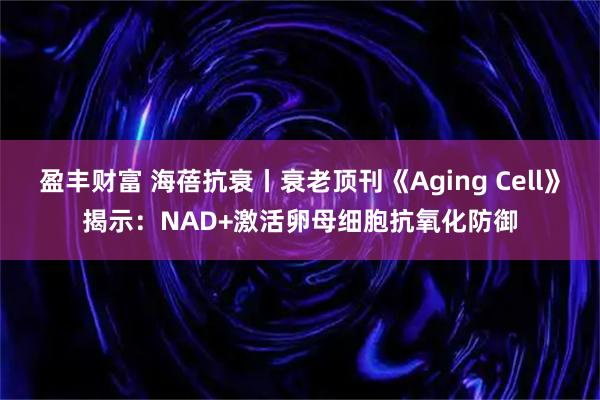 盈丰财富 海蓓抗衰丨衰老顶刊《Aging Cell》揭示：NAD+激活卵母细胞抗氧化防御