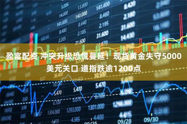 盈富配资 冲突升级恐慌蔓延！现货黄金失守5000美元关口 道指跌逾1200点